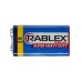 Батарейка крона, Rablex, 6F22, 9V, сольова